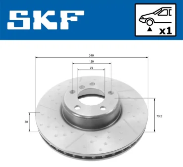 Автодеталь SKF VKBD80246V1