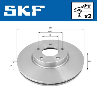 Автодеталь SKF VKBD80273V2