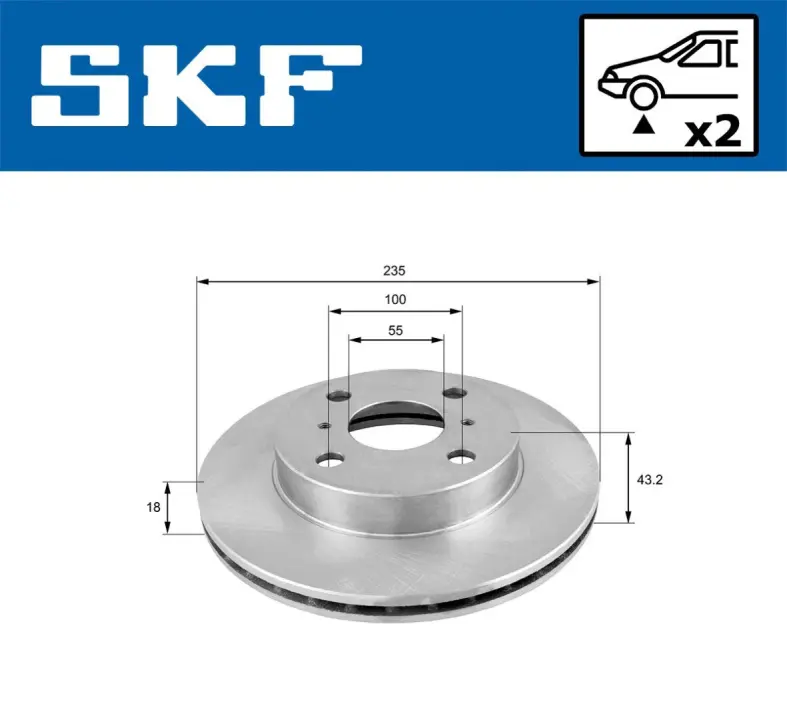 Автодеталь SKF VKBD80302V2 (фото 1)