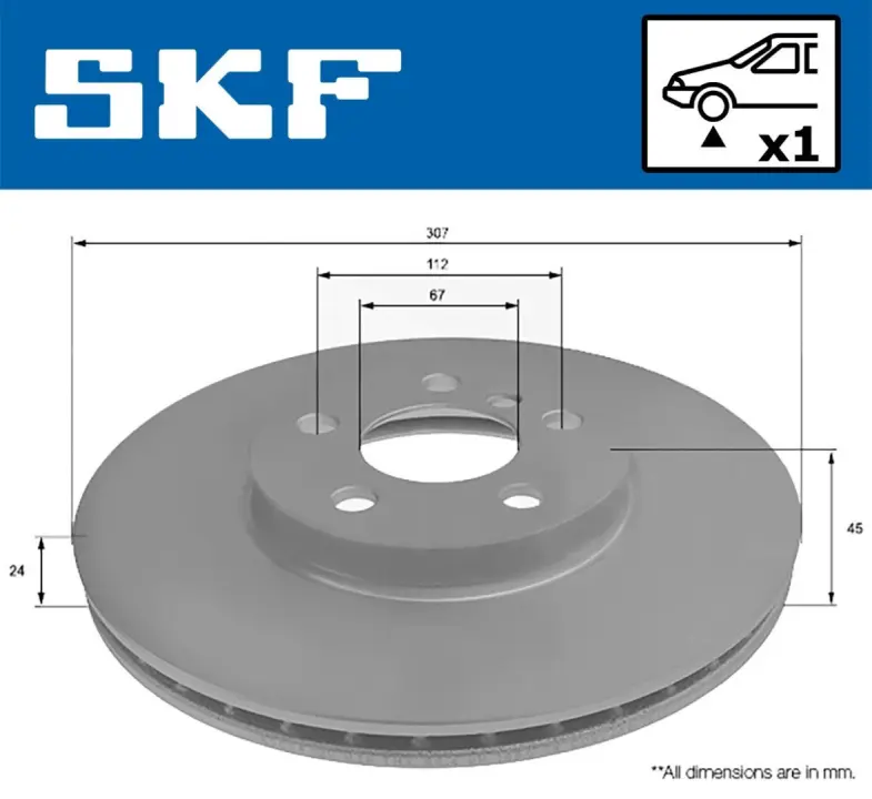 Автодеталь SKF VKBD80304V1 (фото 1)