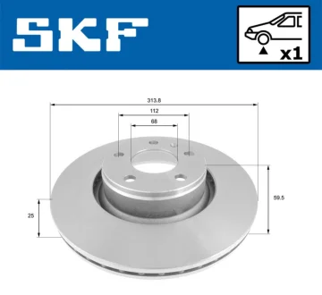 Автодеталь SKF VKBD80305V1
