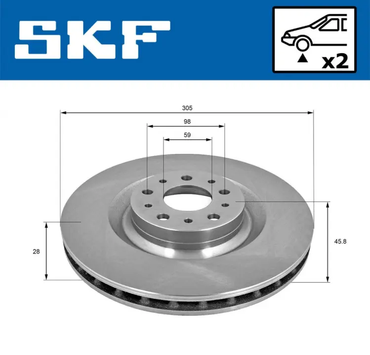 Автодеталь SKF VKBD80317V2 (фото 1)