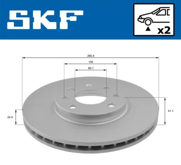 Автодеталь SKF VKBD80324V2