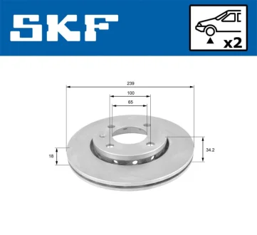 Автодеталь SKF VKBD80331V2