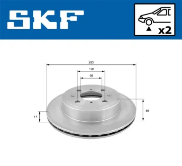 Автодеталь SKF VKBD80347V2