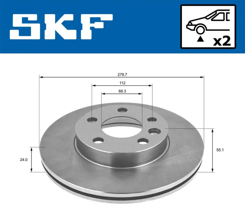 Автодеталь SKF VKBD80358V2 (фото 1)