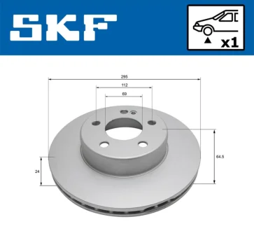 VKBD81346V1 Гальмівний диск SKF VKBD 81346 V1
