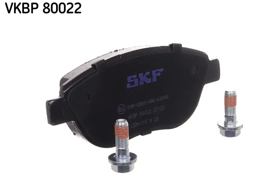 VKBP80022 Комплект гальмівних накладок, дискове гальмо SKF VKBP 80022 (фото 1)
