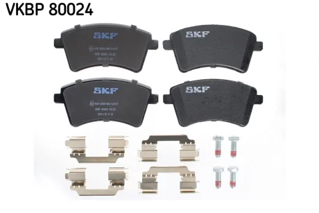 VKBP 80024 Комплект гальмівних колодок (шт.) SKF VKBP80024