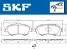 VKBP80062A Комплект гальмівних накладок, дискове гальмо SKF VKBP 80062 A (фото 2)
