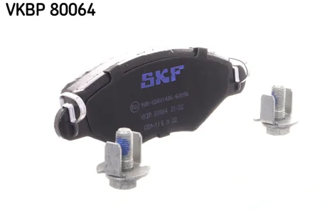 VKBP80064 Комплект гальмівних накладок, дискове гальмо SKF VKBP 80064