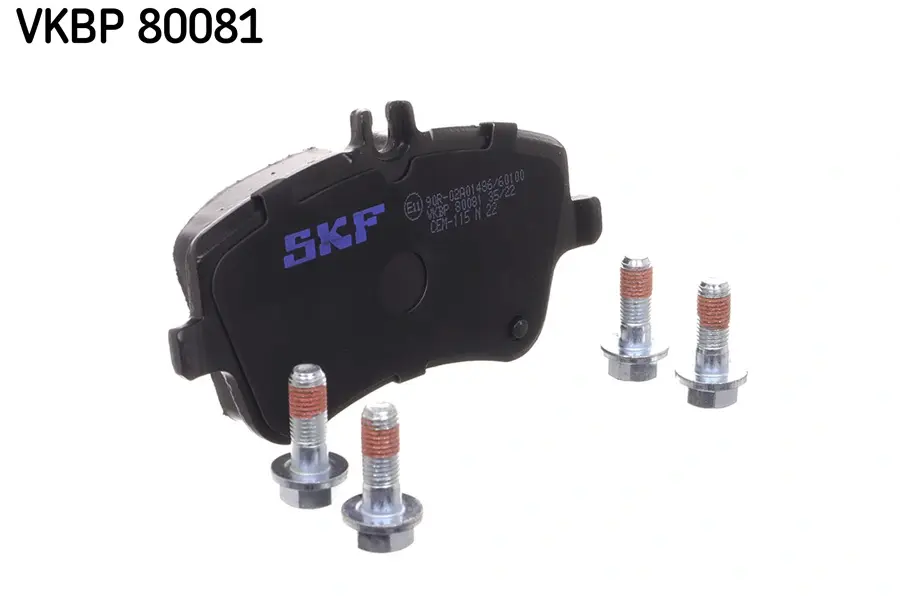 VKBP80081 Комплект гальмівних накладок, дискове гальмо SKF VKBP 80081 (фото 1)