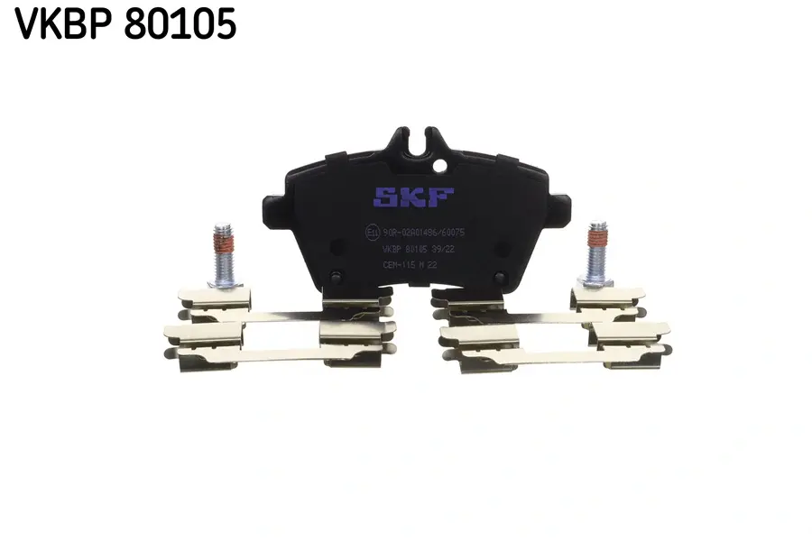 VKBP80105 Комплект гальмівних накладок, дискове гальмо SKF VKBP 80105 (фото 1)