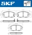 Комплект гальмівних колодок, дискове гальмо SKF VKBP 80106 A (фото 2)