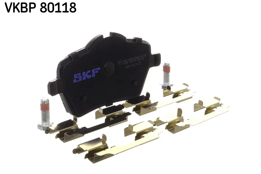 VKBP80118 Комплект гальмівних накладок, дискове гальмо SKF VKBP 80118 (фото 1)