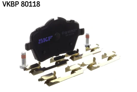 VKBP80118 Комплект гальмівних накладок, дискове гальмо SKF VKBP 80118