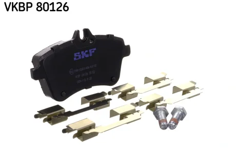 VKBP80126 Комплект гальмівних накладок, дискове гальмо SKF VKBP 80126
