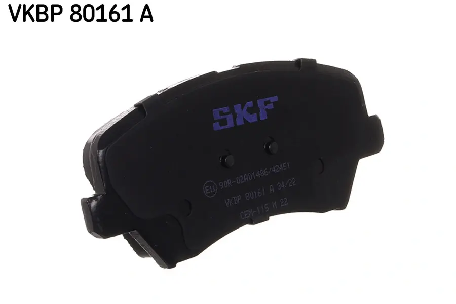VKBP80161A Комплект гальмівних накладок, дискове гальмо SKF VKBP 80161 A (фото 1)