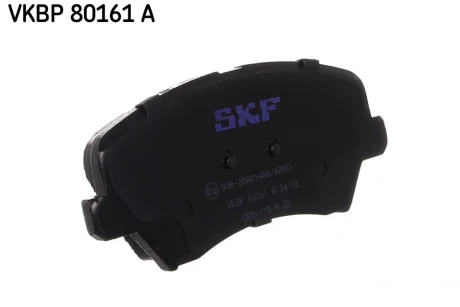 VKBP80161A Комплект гальмівних накладок, дискове гальмо SKF VKBP 80161 A