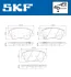 VKBP80161A Комплект гальмівних накладок, дискове гальмо SKF VKBP 80161 A (фото 6)