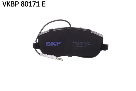 VKBP80171E Комплект гальмівних накладок, дискове гальмо SKF VKBP 80171 E