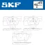 Klocki ham. CITROГN/PEUGEOT C4 Grand Picasso/C4 Picasso/C4 SPACETOURER/GRAND C4 SPACETOU SKF VKBP80194 (фото 6)