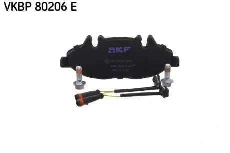 VKBP80206E Комплект гальмівних накладок, дискове гальмо SKF VKBP 80206 E