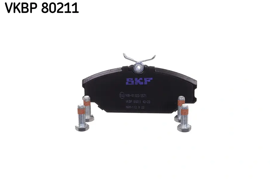 VKBP80211 Комплект гальмівних накладок, дискове гальмо SKF VKBP 80211 (фото 1)