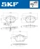 VKBP80270E Комплект гальмівних накладок, дискове гальмо SKF VKBP 80270 E (фото 2)