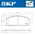 VKBP80296 Комплект гальмівних накладок, дискове гальмо SKF VKBP 80296 (фото 2)