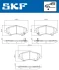 VKBP80334A Комплект гальмівних накладок, дискове гальмо SKF VKBP 80334 A (фото 2)