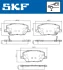 Колодки гальмвн передн Fiat 500X 1.4-1.6/1.6-2.0D 14-/ Jeep Renegade1.4-1.6/2.0CRD 14- SKF VKBP80346A (фото 2)