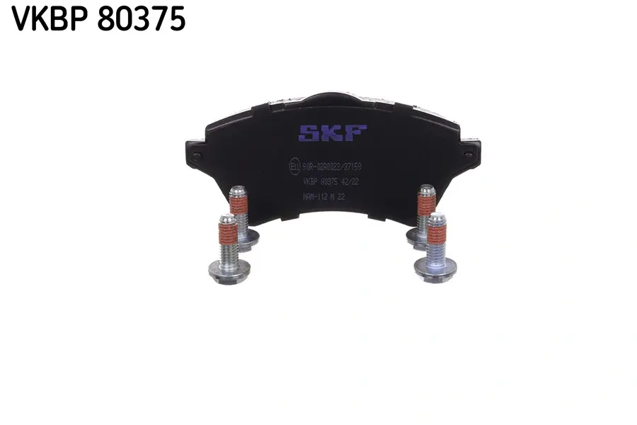 VKBP80375 Комплект гальмівних накладок, дискове гальмо SKF VKBP 80375 (фото 1)