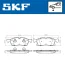 Колодки гальмвн передн MB M/GL/GLE/GLS-class W166/X166 11- Teves Q 193.3x64x21.3 SKF VKBP80389 (фото 2)