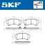 VKBP80410A Комплект гальмівних накладок, дискове гальмо SKF VKBP 80410 A (фото 2)