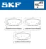 VKBP80832A Комплект гальмівних накладок, дискове гальмо SKF VKBP 80832 A (фото 2)