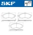 VKBP80879A Комплект гальмівних накладок, дискове гальмо SKF VKBP 80879 A (фото 2)