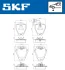 VKBP81063E Комплект гальмівних накладок, дискове гальмо SKF VKBP 81063 E (фото 2)