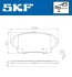 VKBP81091A Комплект гальмівних накладок, дискове гальмо SKF VKBP 81091 A (фото 2)