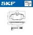 VKBP90060E Комплект гальмівних накладок, дискове гальмо SKF VKBP 90060 E (фото 2)