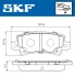 VKBP90208A Комплект гальмівних накладок, дискове гальмо SKF VKBP 90208 A (фото 2)