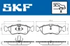 VKBP90362 Комплект гальмівних накладок, дискове гальмо SKF VKBP 90362 (фото 2)