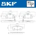 Колодки гальмвн задн Honda Civic IX 1.4-2.2D 12- SKF VKBP90401A (фото 6)