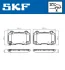 VKBP90849A Комплект гальмівних накладок, дискове гальмо SKF VKBP 90849 A (фото 2)
