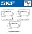 VKBP90890A Комплект гальмівних накладок, дискове гальмо SKF VKBP 90890 A (фото 2)