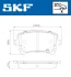 VKBP90950 Комплект гальмівних накладок, дискове гальмо SKF VKBP 90950 (фото 2)