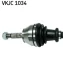Приводний вал RENAULT Rapid/Super5 "L "1,0-1,9 "84-98 SKF VKJC1034 (фото 2)