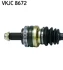 Приводний вал BMW/3 series "1,6-2,0 "05-13" SKF VKJC8672 (фото 2)