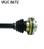 Приводний вал BMW/3 series "1,6-2,0 "05-13" SKF VKJC8672 (фото 3)