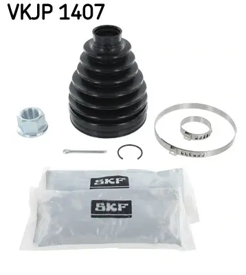 Пильник полімерний ШРКШ зі змазкою та металевим кріпленням SKF VKJP 1407 (фото 1)